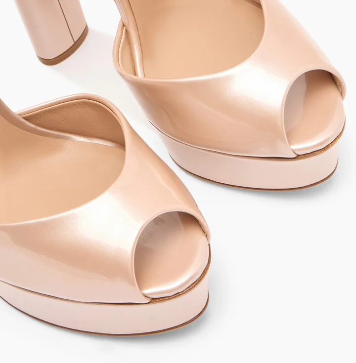 Casadei Samurai Platforms - Woman Platforms Sand 40 - Image 5