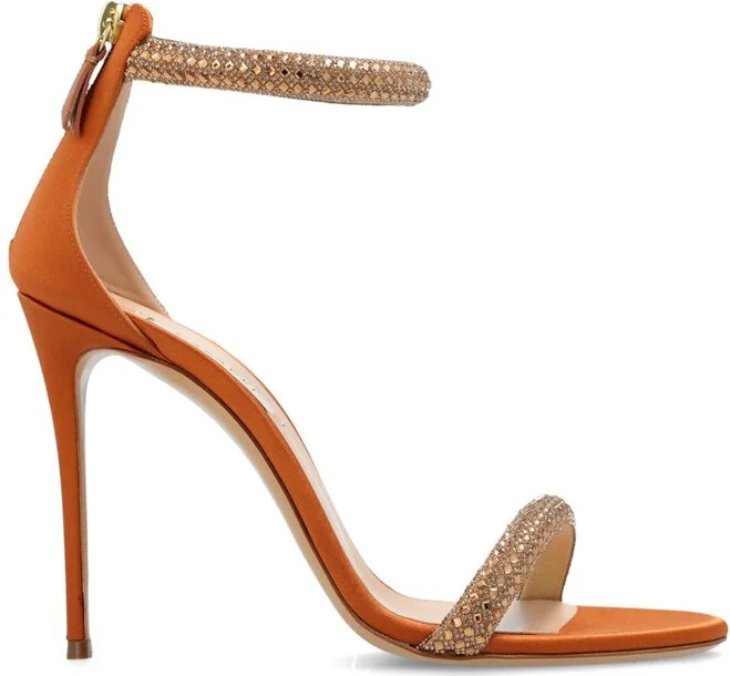 Casadei Scarlet Stratosphere Embellished Open Toe Sandals