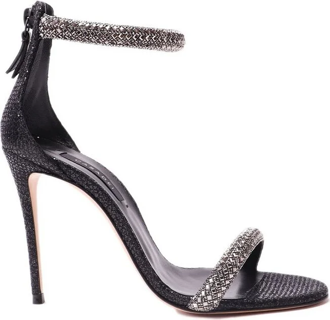 Casadei Scarlet Stratosphere Embellished Sandals
