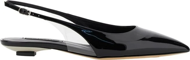 Casadei Slingback Ballet Flat Shoes