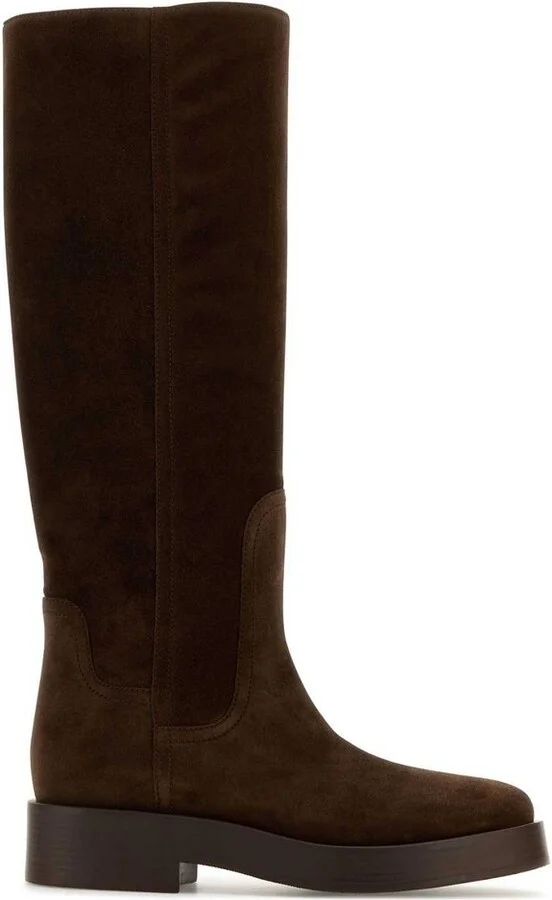 Casadei Slip-On Knee-High Boots
