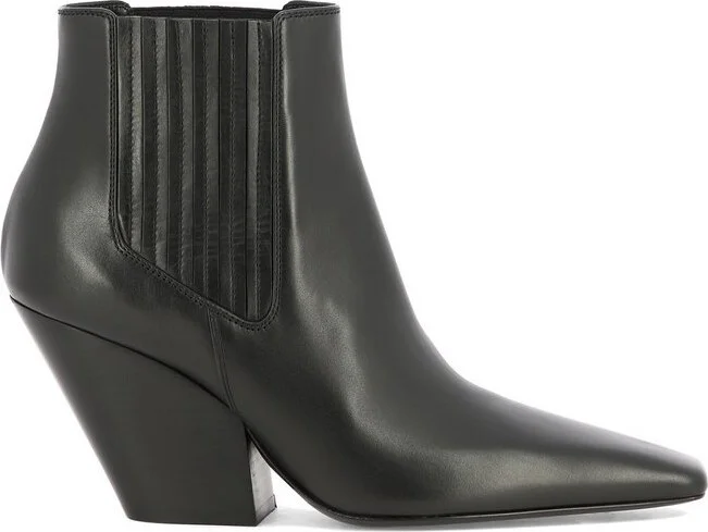 Casadei Square Toe Ankle Boots
