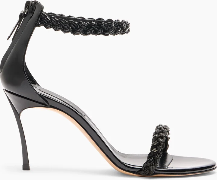 Casadei Starsway Blade Sandals - Woman Sandals Black 36.5