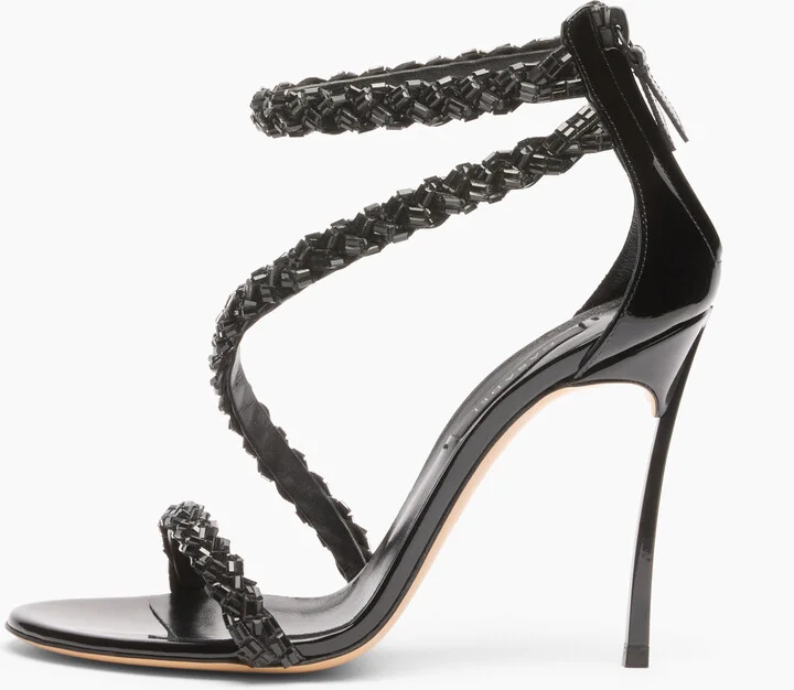 Casadei Starsway Blade Sandals - Woman Sandals Black 39 - Image 3