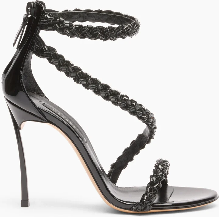 Casadei Starsway Blade Sandals - Woman Sandals Black 39
