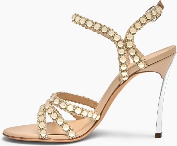 Casadei Studsway Blade - Woman Sandals Bambu 37.5 - Image 3