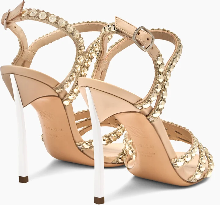 Casadei Studsway Blade - Woman Sandals Bambu 37.5 - Image 4