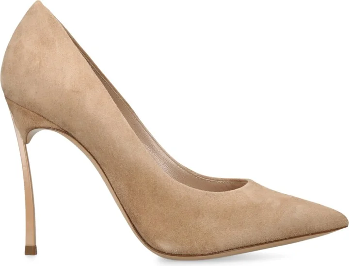 Casadei Suede Blade Pumps 105