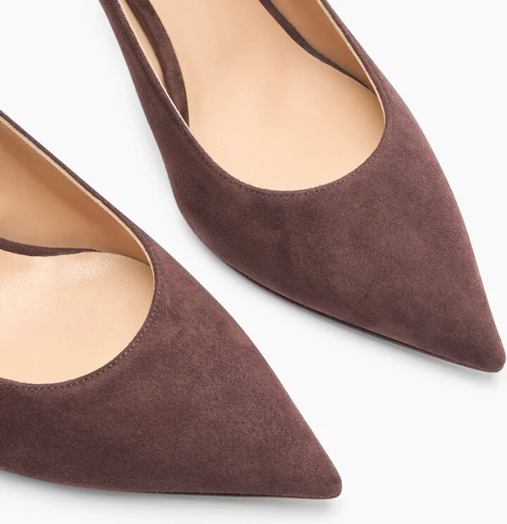 Casadei Suede Slingbacks - Woman Pumps And Slingback Carruba 39.5 - Image 5