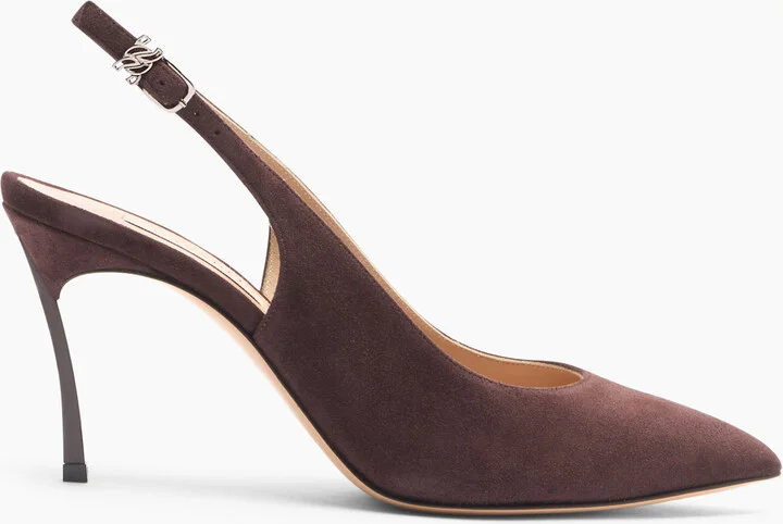Casadei Suede Slingbacks - Woman Pumps And Slingback Carruba 39.5