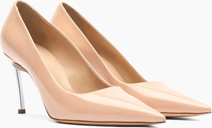 Casadei Superblade Patent Leather Pumps - Woman Pumps And Slingback Corda 40 - Image 3