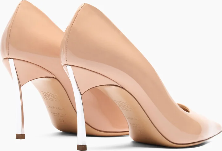 Casadei Superblade Patent Leather Pumps - Woman Pumps And Slingback Corda 40 - Image 5