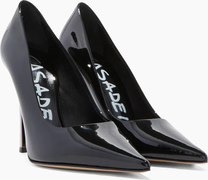 Casadei Superblade Patent Leather - Woman Pumps And Slingback Black 35 - Image 2