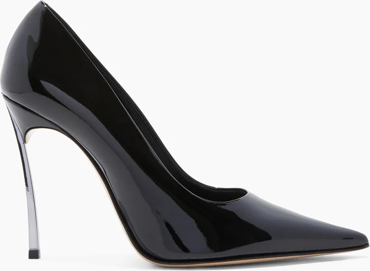 Casadei Superblade Patent Leather - Woman Pumps And Slingback Black 35