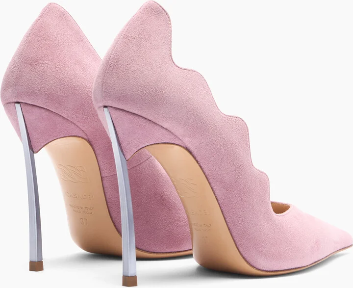 Casadei Superblade Suede Pumps - Woman Pumps And Slingback Mauve 36.5 - Image 4