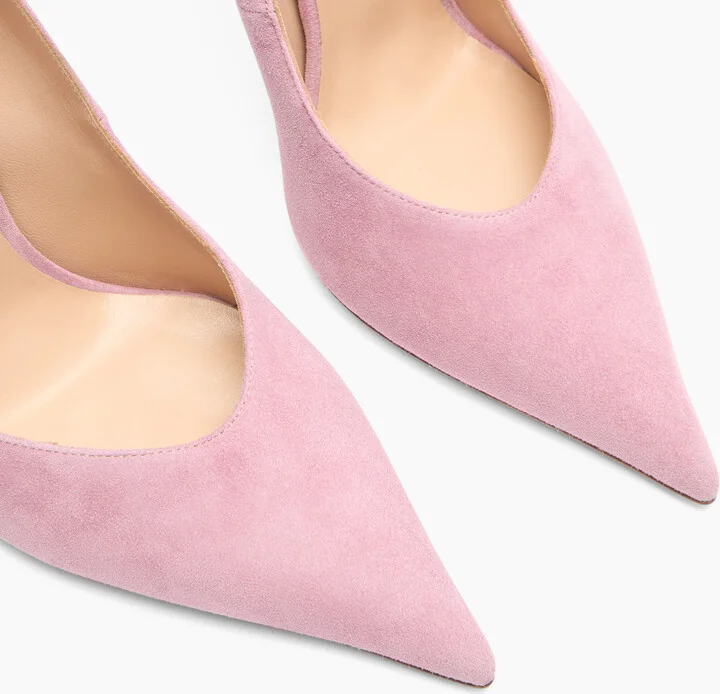 Casadei Superblade Suede Pumps - Woman Pumps And Slingback Mauve 36.5 - Image 5
