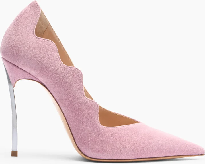 Casadei Superblade Suede Pumps - Woman Pumps And Slingback Mauve 36.5