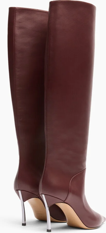 Casadei Superblade To The Knee - Woman High Boots Amarena 35 - Image 4
