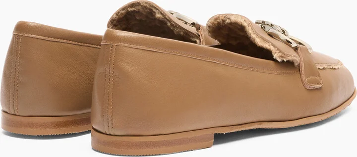 Casadei Valsenales Loafers - Woman Flats And Loafers Caramello 37.5 - Image 4