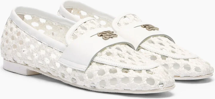 Casadei Versilia Loafers - Woman Flats And Loafers White 38 - Image 2