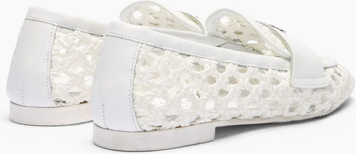 Casadei Versilia Loafers - Woman Flats And Loafers White 38 - Image 4