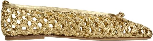Casadei Versilia Woven Ballerinas