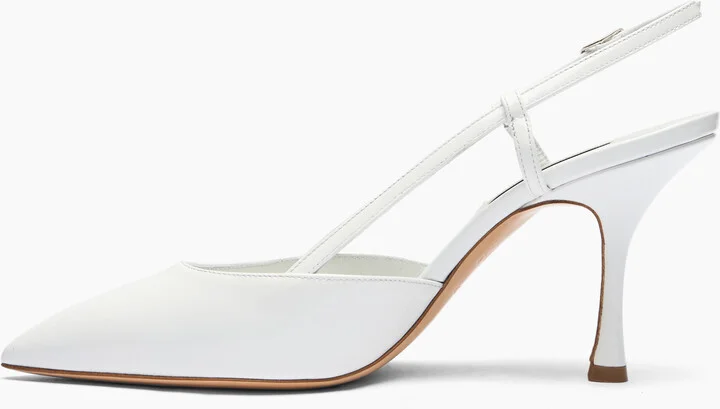 Casadei Winnie Bride Slingback - Woman Pumps And Slingback White 35 - Image 3