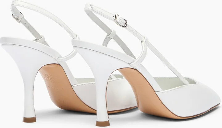 Casadei Winnie Bride Slingback - Woman Pumps And Slingback White 35 - Image 4