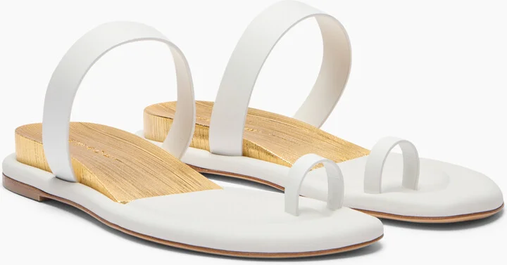 Casadei Zeppa Blade Sandals - Woman Flats And Loafers White 41 - Image 2