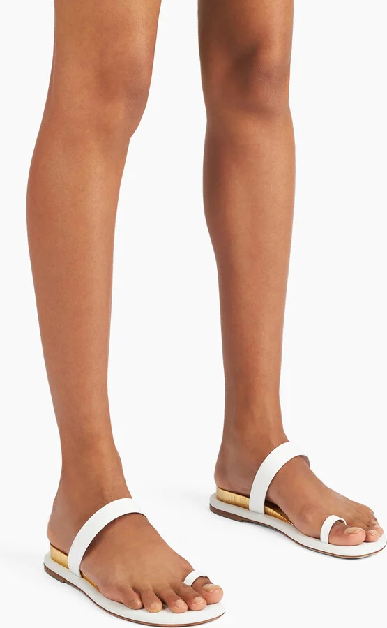 Casadei Zeppa Blade Sandals - Woman Flats And Loafers White 41 - Image 6