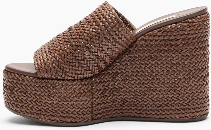 Casadei Zeppa Twiga - Woman Wedges And Slides Rum 40 - Image 3