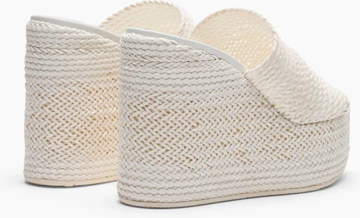 Casadei Zeppa Twiga - Woman Wedges And Slides White 35 - Image 4