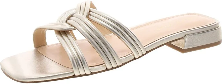 Casara 2 Womens etalli Manmade Slide Sandals