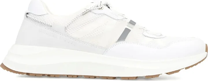 Cascade leather mesh panel sneakers