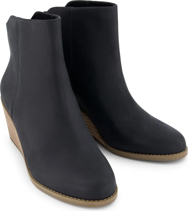 Casey Leather Wedge Boot - Image 4