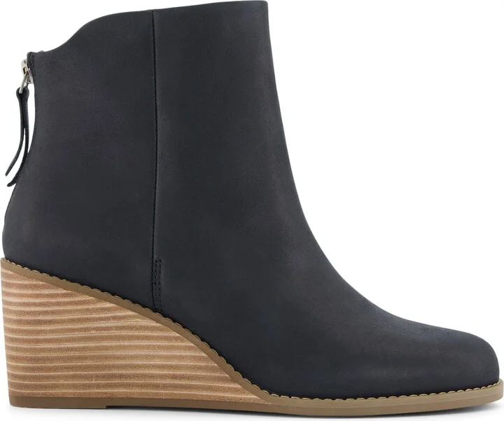 Casey Leather Wedge Boot