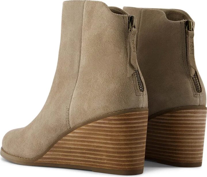 Casey Suede Wedge Boot - Image 4