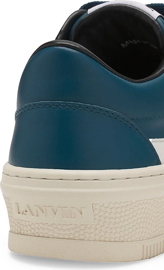 Cash Leather Sneakers - Petrol Ecru - Size 2 - Image 5