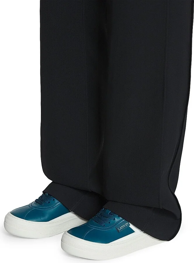 Cash Leather Sneakers - Petrol Ecru - Size 2 - Image 6