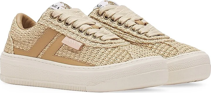 Cash Raffia Sneakers - Natural - Size 2 - Image 2