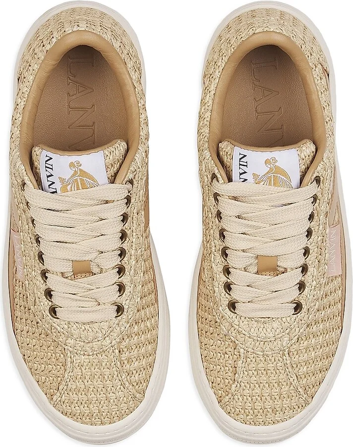 Cash Raffia Sneakers - Natural - Size 2 - Image 3