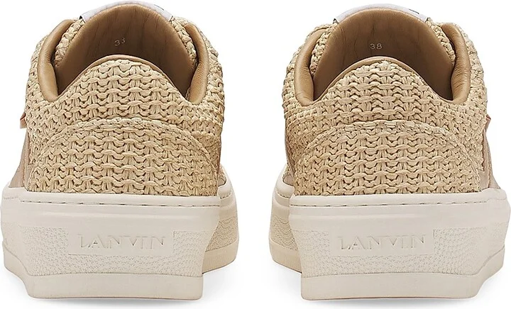 Cash Raffia Sneakers - Natural - Size 2 - Image 4