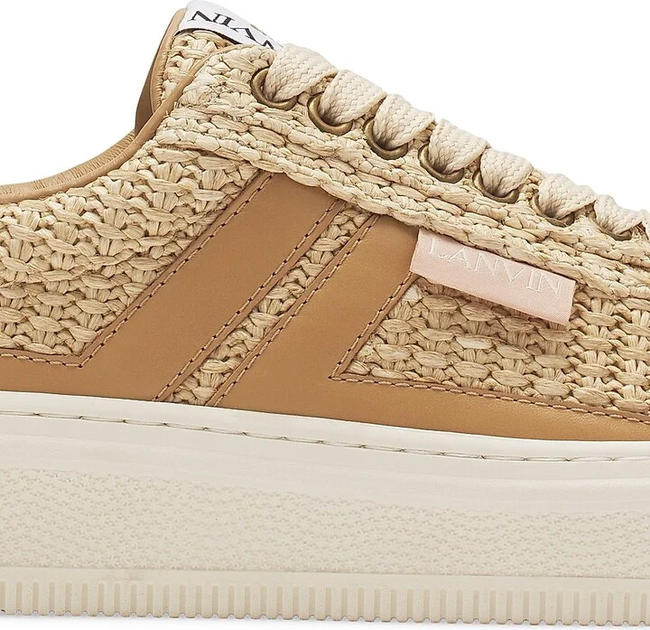 Cash Raffia Sneakers - Natural - Size 2 - Image 5