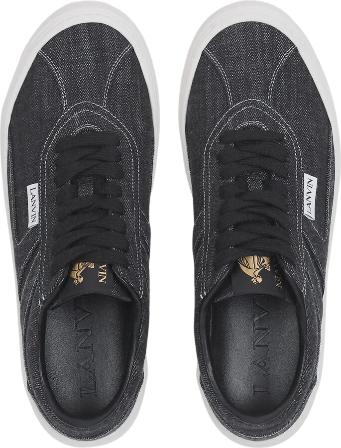Cash Sneakers By Lanvin In Denim - Image 3