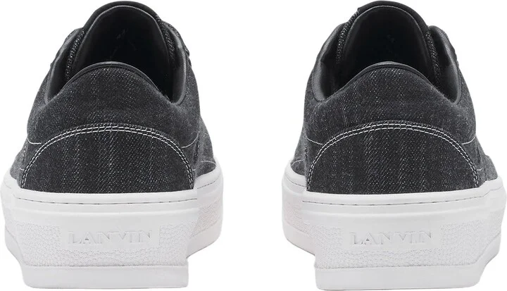 Cash Sneakers By Lanvin In Denim - Image 4