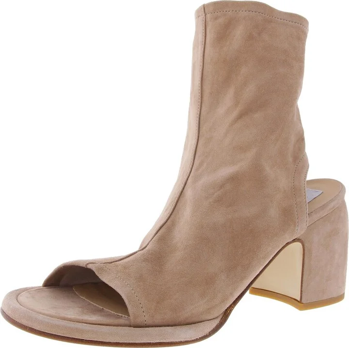 Cashel Womens Leather Open Toe Booties