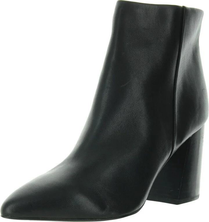 Cashew Womens Leather Heels Booties