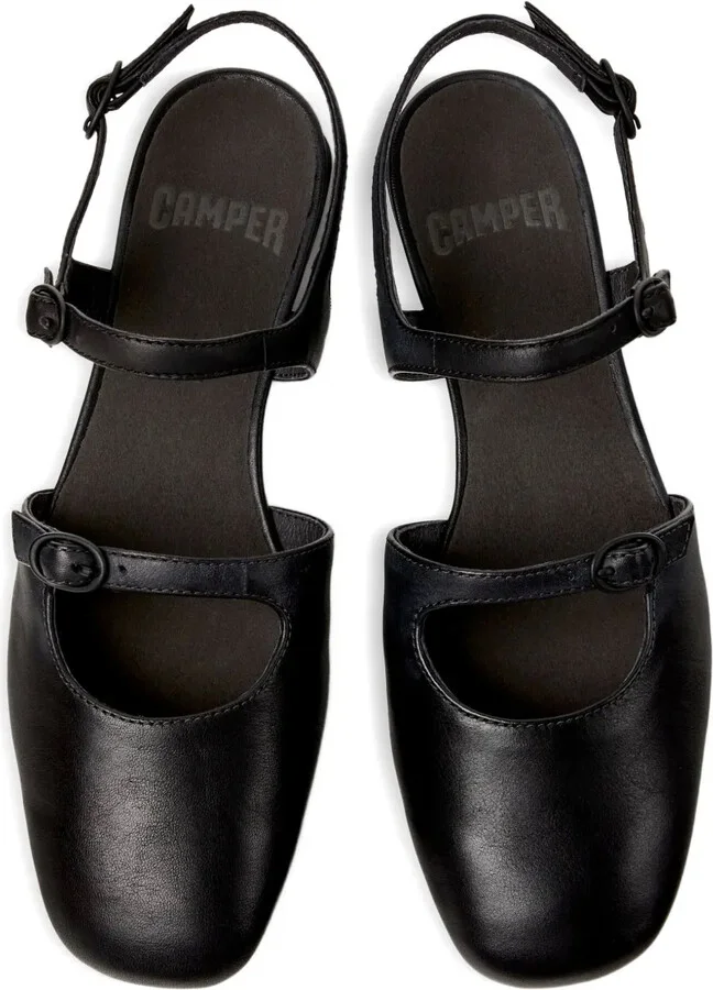Casi Myra buckle-strap leather pumps - Image 4