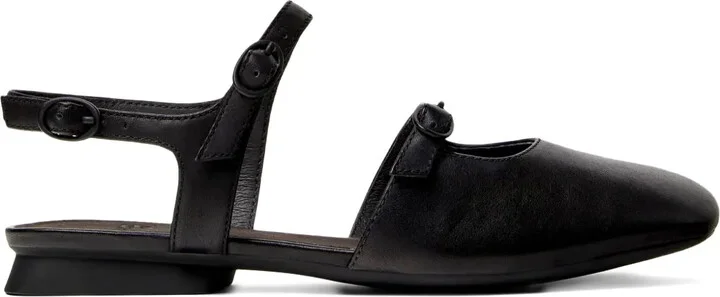 Casi Myra buckle-strap leather pumps