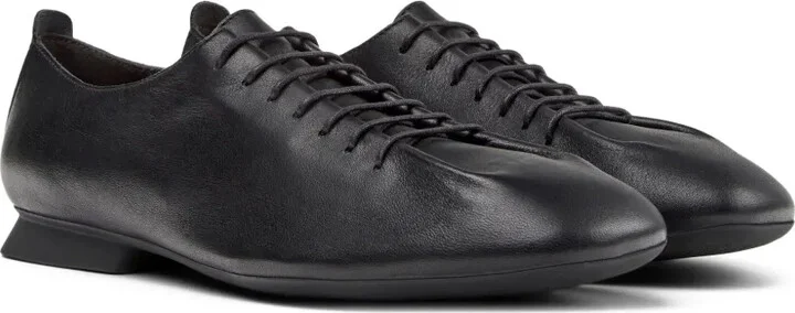 Casi Myra lace-up leather flats - Image 2